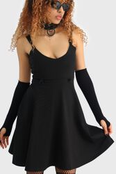 Obscurita Mini Dress, KIHILIST by KILLSTAR, Krátke šaty